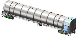 GYA70B型液化天然气铁路罐车