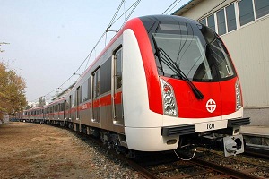 Stainless Vehicle of Dalian Jinzhou Metro Line 