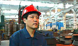 The national model worker, Gao JianXiao 