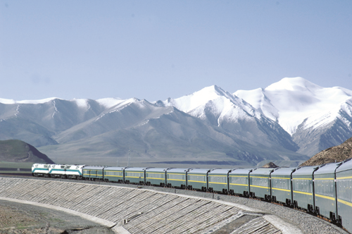 青藏高原铁路客车