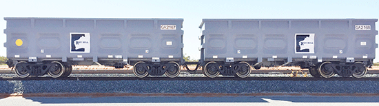 CCK138 Stainless Steel Ore Gondola Car