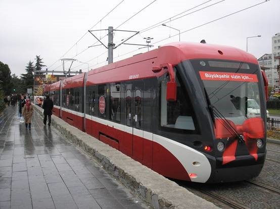 出口土耳其萨姆松市现代有轨电车项目