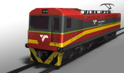 南非22E双流制窄轨电力机车