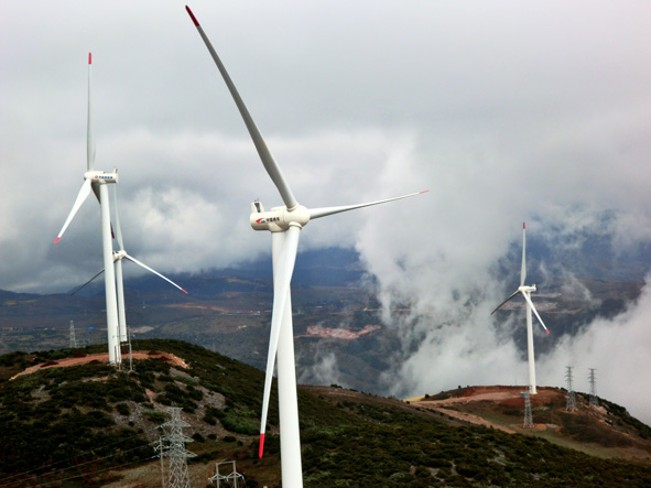 中国南车风电装机排名首次进入国内十强