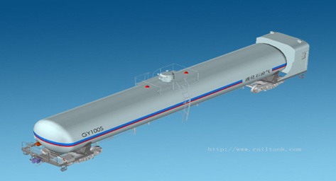 GY100S型液化气体铁路罐车
