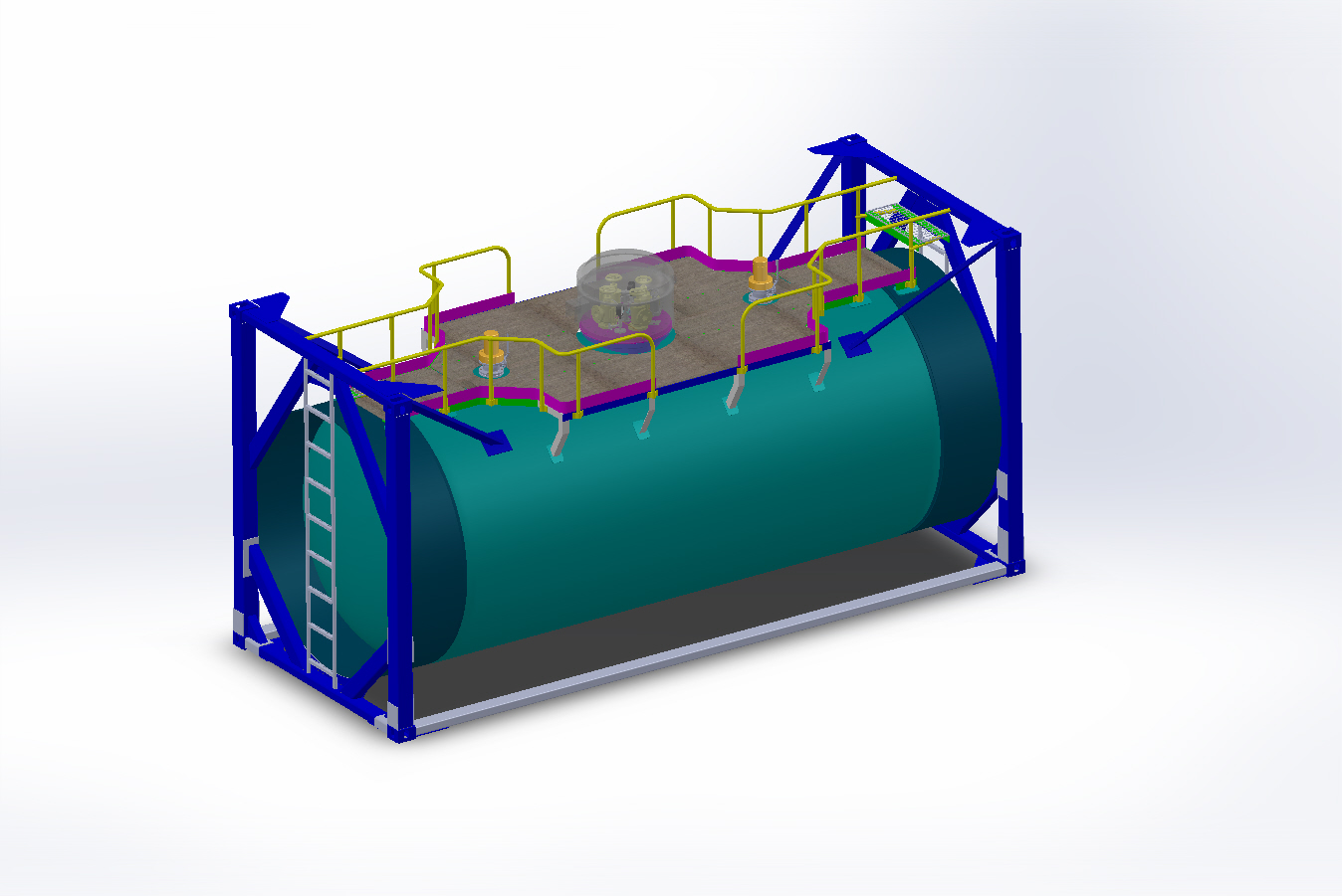 JY20型氯罐式集装箱