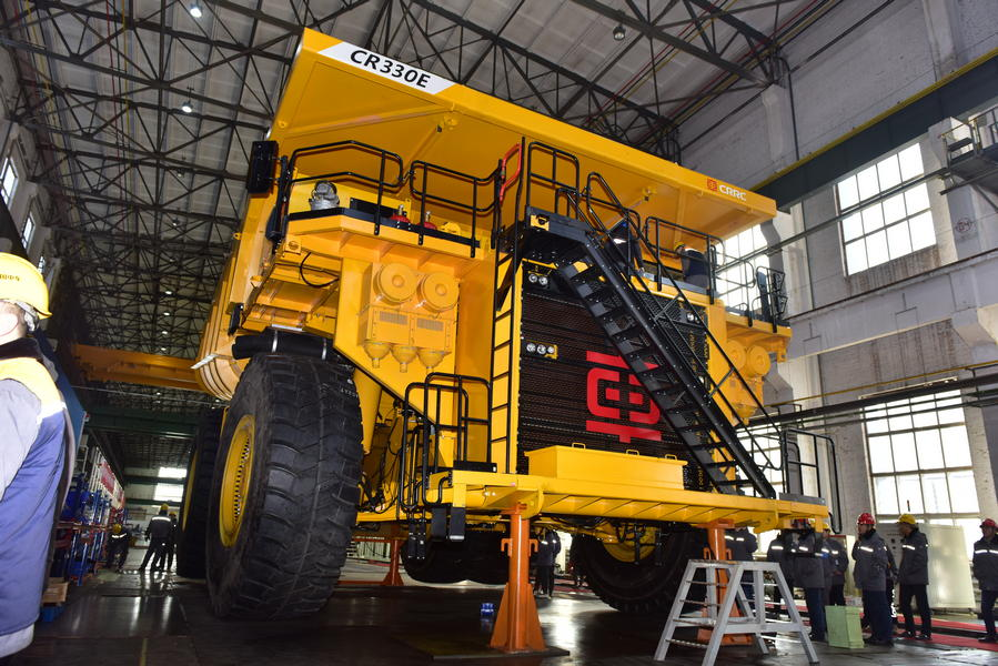 cr330e非公路电传动矿用自卸车