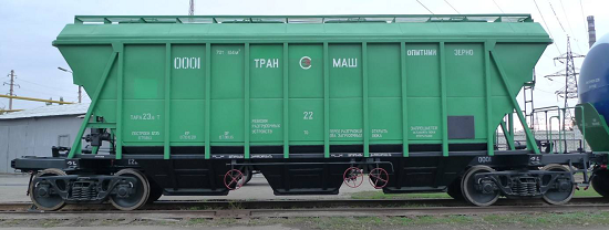 主要功效乌克兰70t级粮食漏斗车适用于乌克兰铁路轨距1520mm铁路货车