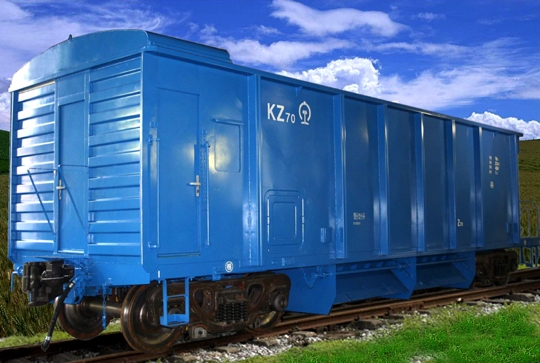 kz70型石碴漏斗车