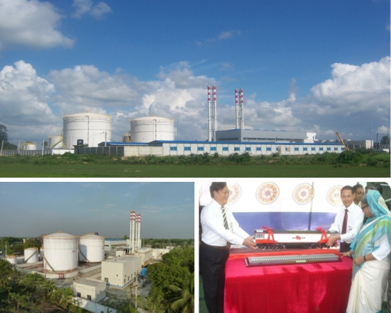 Projet de centrale bicarburant (mazout/gaz) de Katakhali et Shantahar au Bangladesh