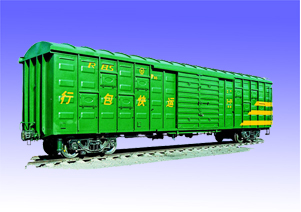 p65型行包快运棚车