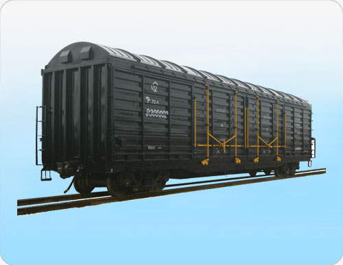 p70a型活动侧墙棚车