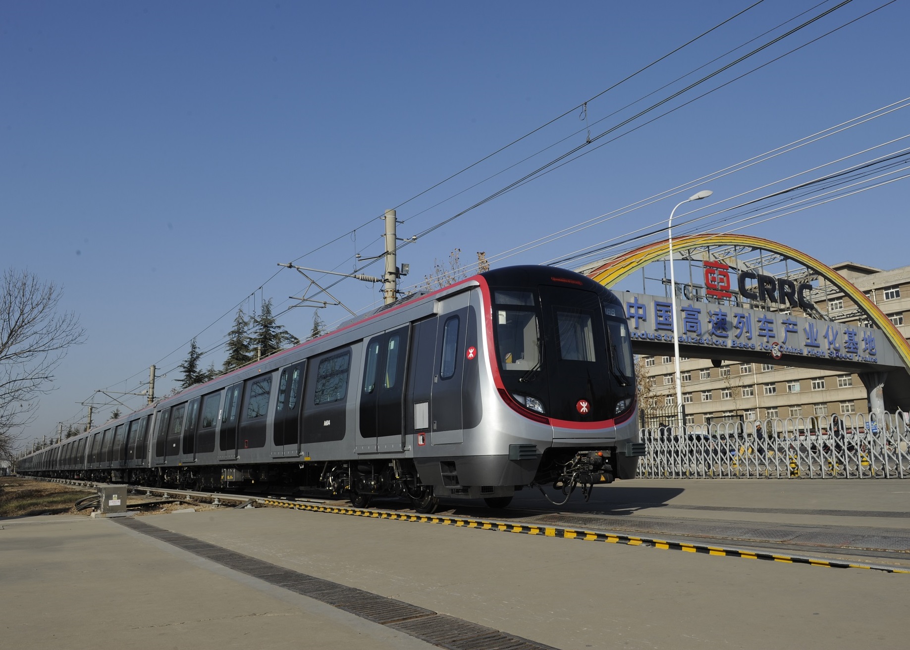 香港市区线地铁车辆在中车四方下线