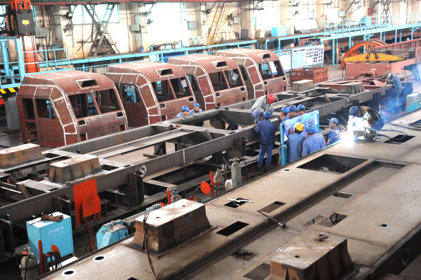 中国北车大连机车公司推进精益生产