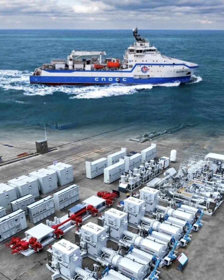 【科技引领创新】（永济公司）国内首艘大型压裂船交付丨“永济电机”为我国海上油气压裂增产提供澎湃动力