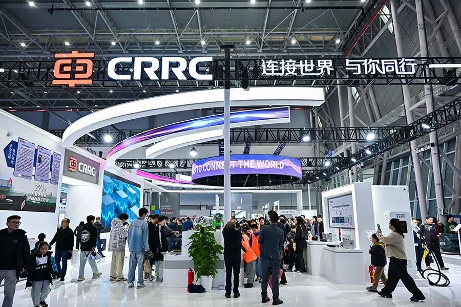 CRRC Ziyang’s Green Locomotives Steal the Show at Rail Expo