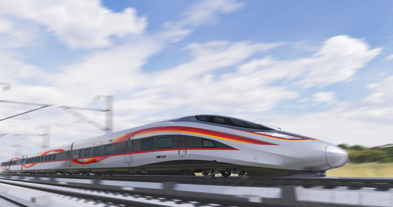 时速350公里复兴号CR400AF-Z智能动车组技术提升版列车