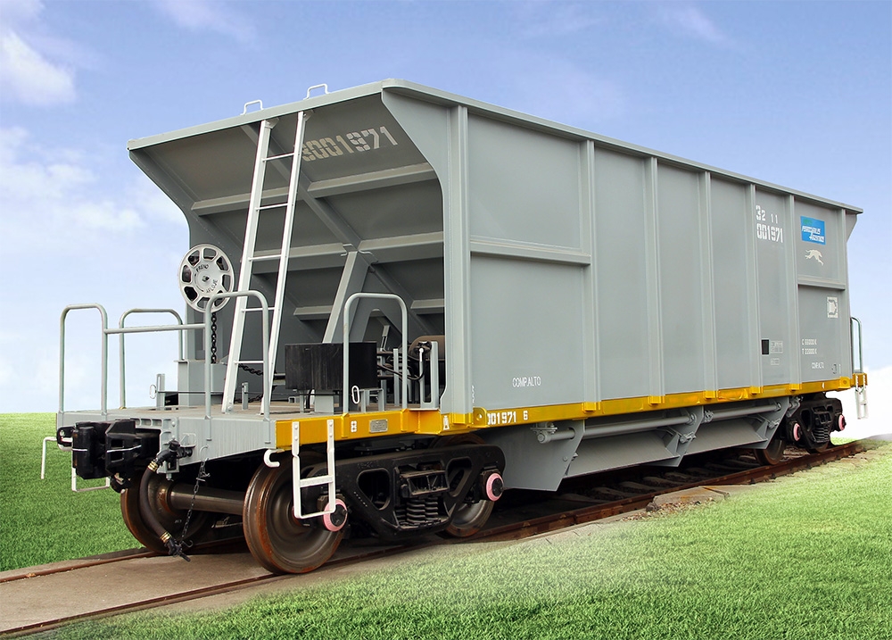 阿根廷石砟漏斗车