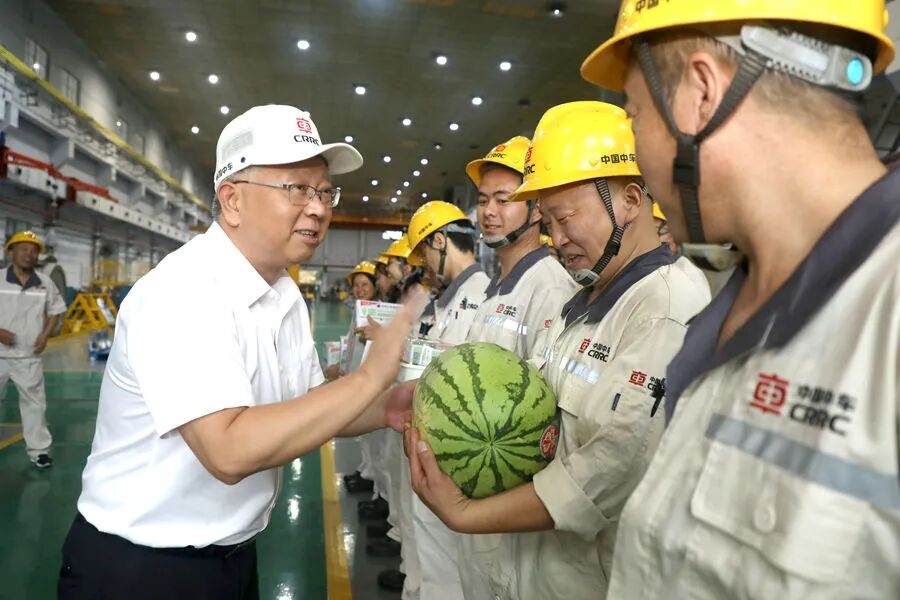 CRRC Ziyang Cares for Frontline Production Staff to Secure Production Under High Temperatures