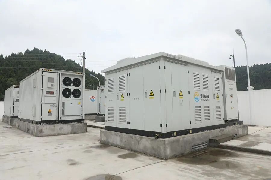 Entra en funcionamiento la central de almacenamiento de energía y CRRC Ziyang Co., Ltd. activa el acelerador de su transformación verde